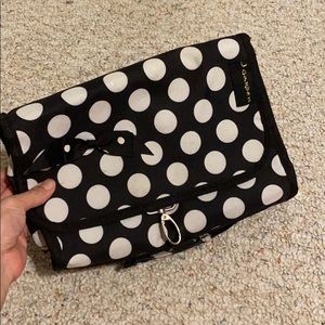 Cute polka dot toiletries and make up travel bag